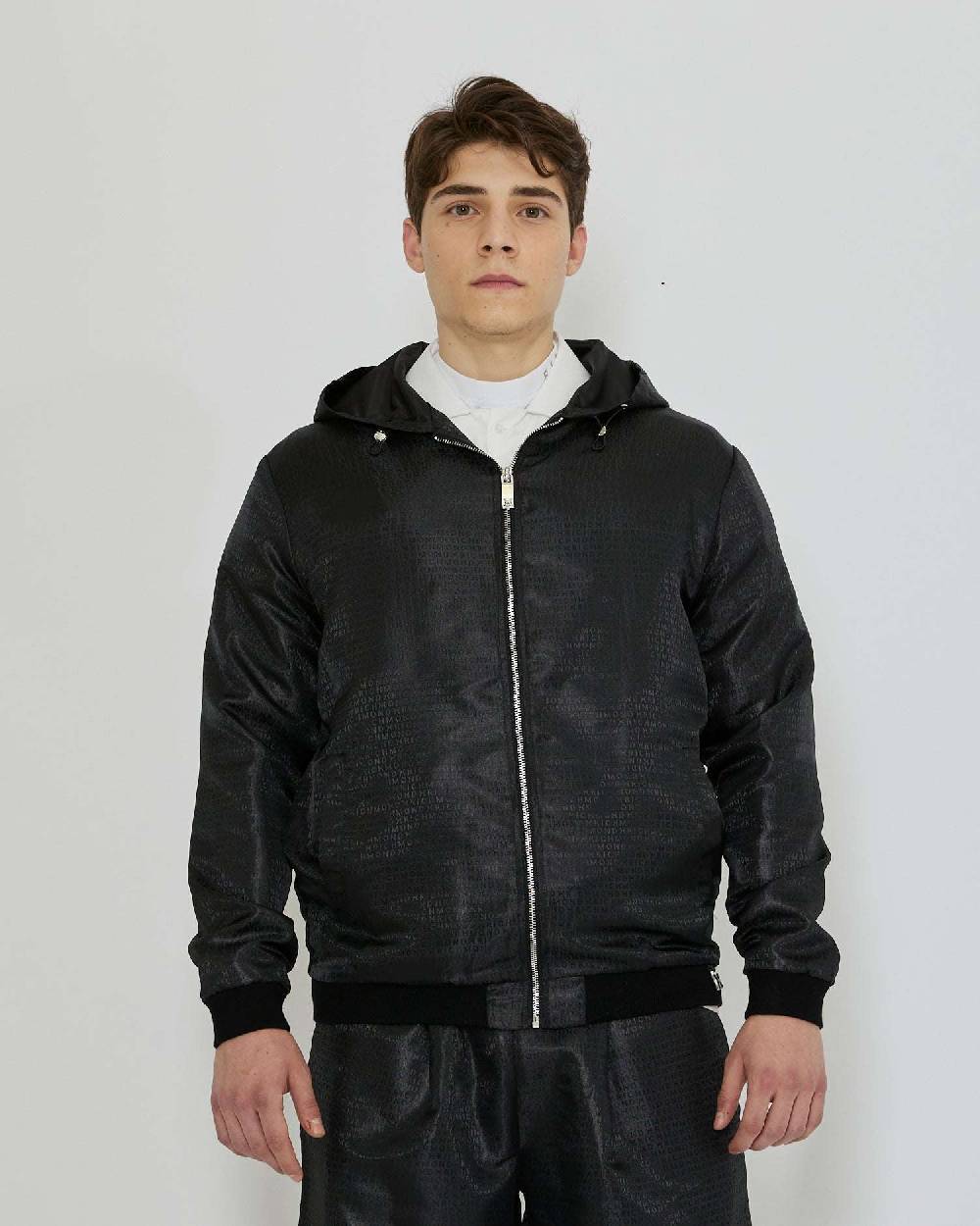 John Richmond Bomber con trama decorativa Outlet