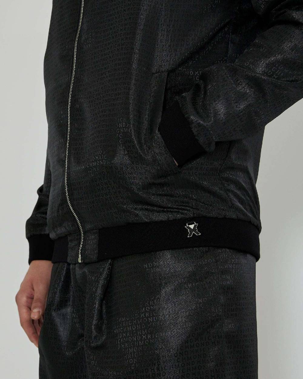 John Richmond Bomber con trama decorativa Outlet