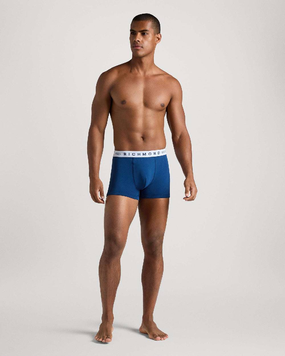 Richmondunderwear Tripack boxer fantasia denim In Saldo