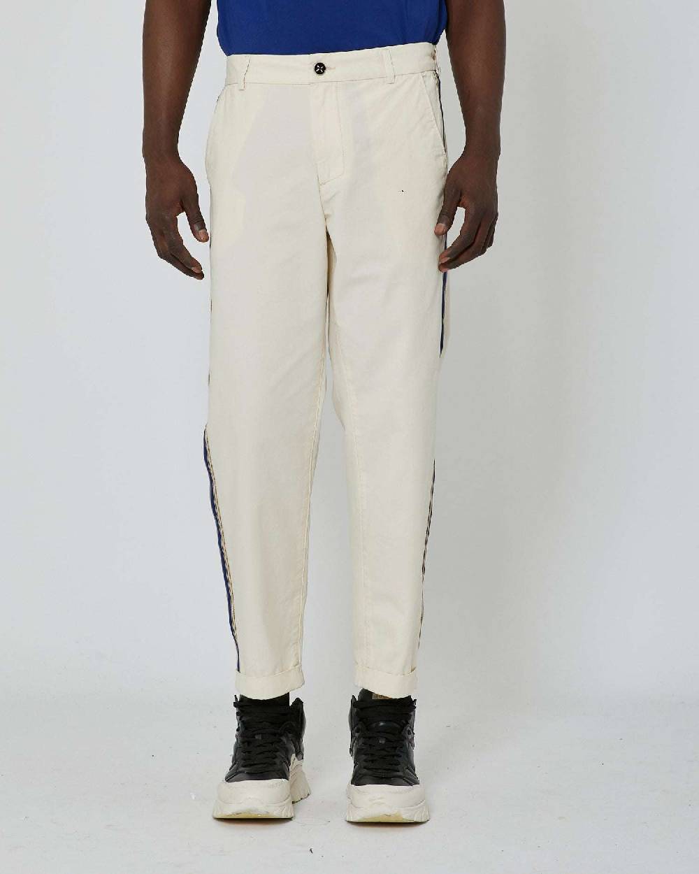 John Richmond Pantaloni slim fit con bande laterali Negozi Online