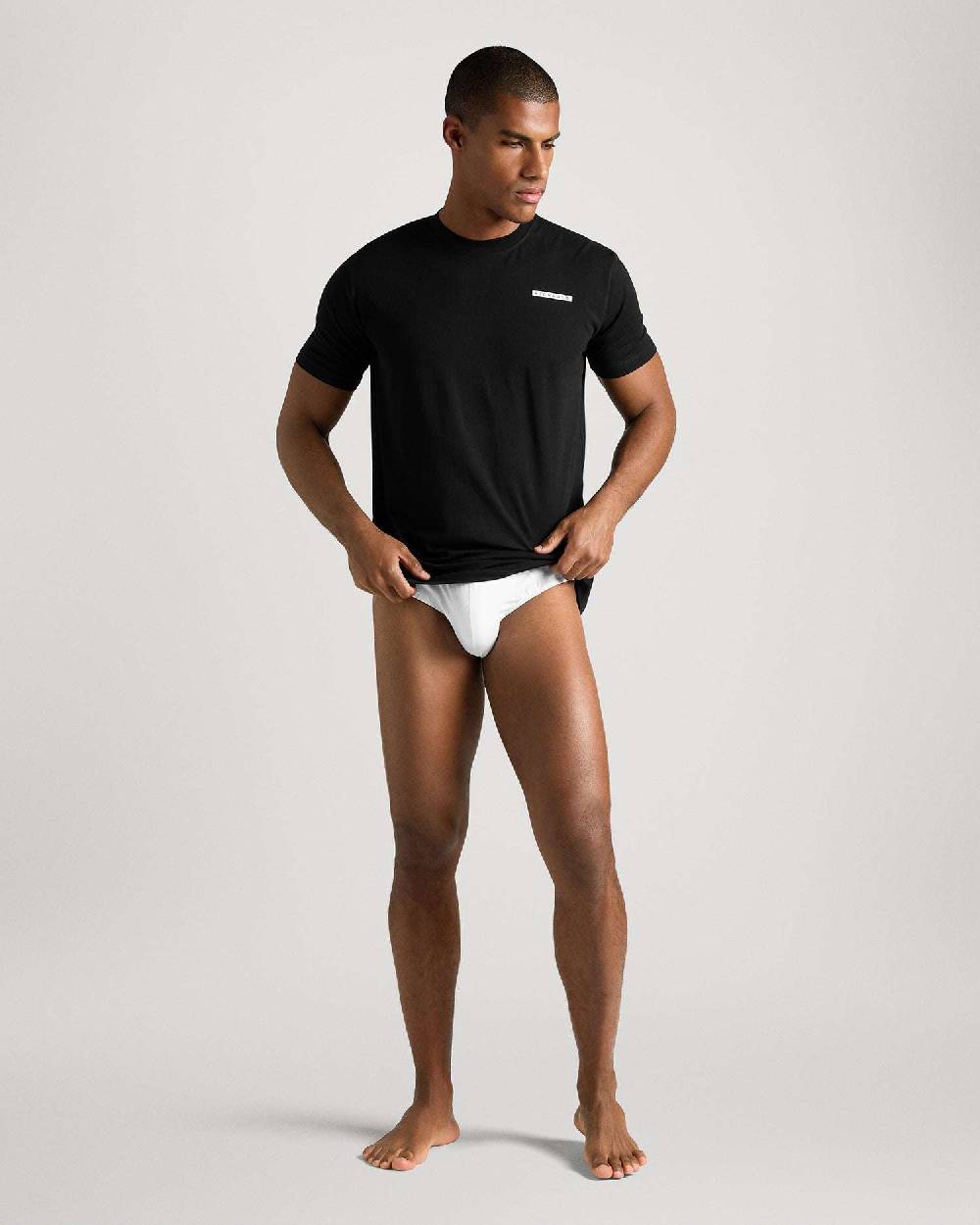 Richmondunderwear T-shirt regular con logo a contrasto Pezzi Unici