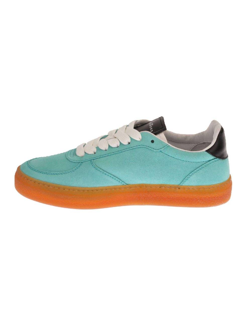 John Richmond Sneakers in pelle scamosciata con logo Italia