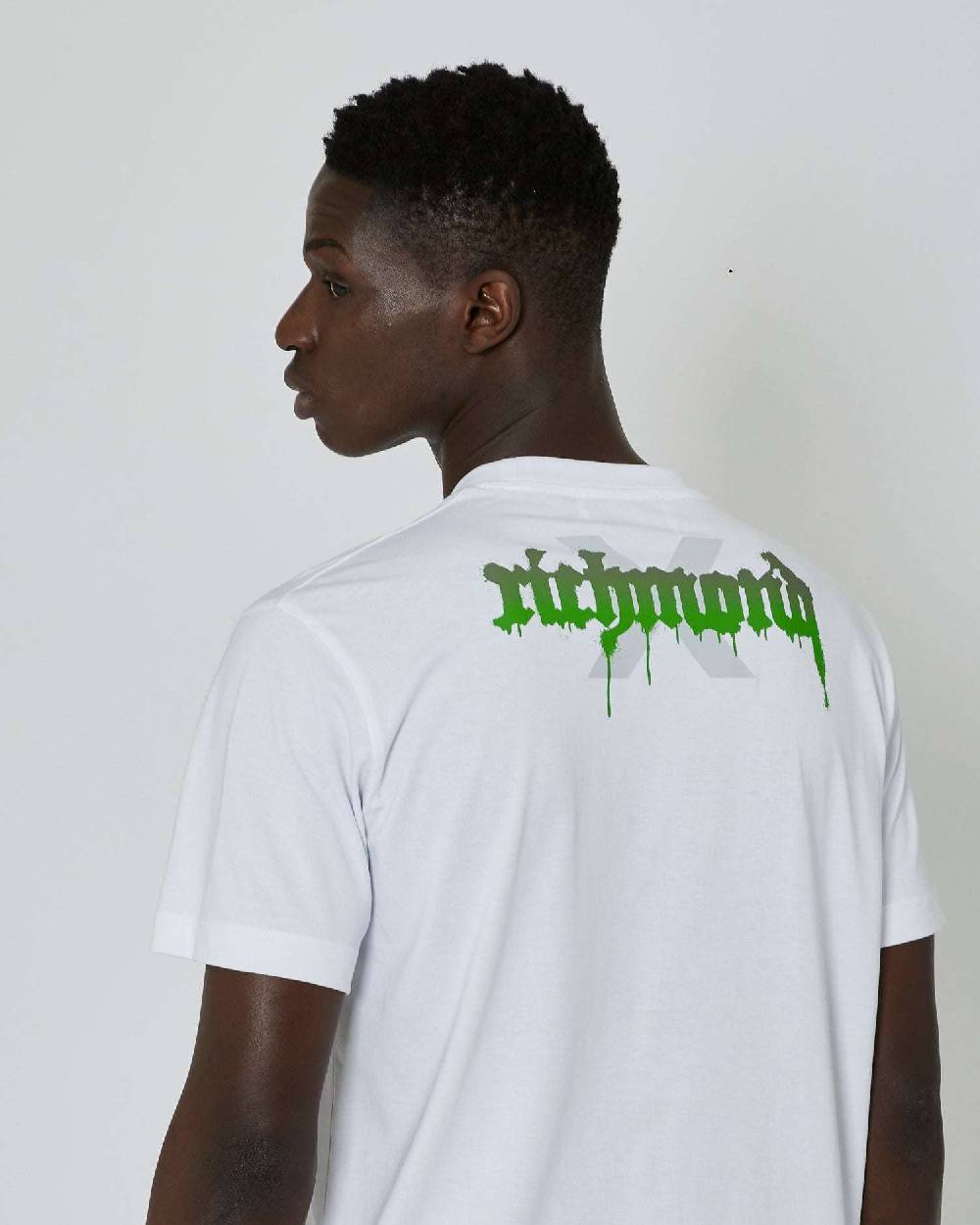 John Richmond T-shirt con logo sul retro Consegna Veloce