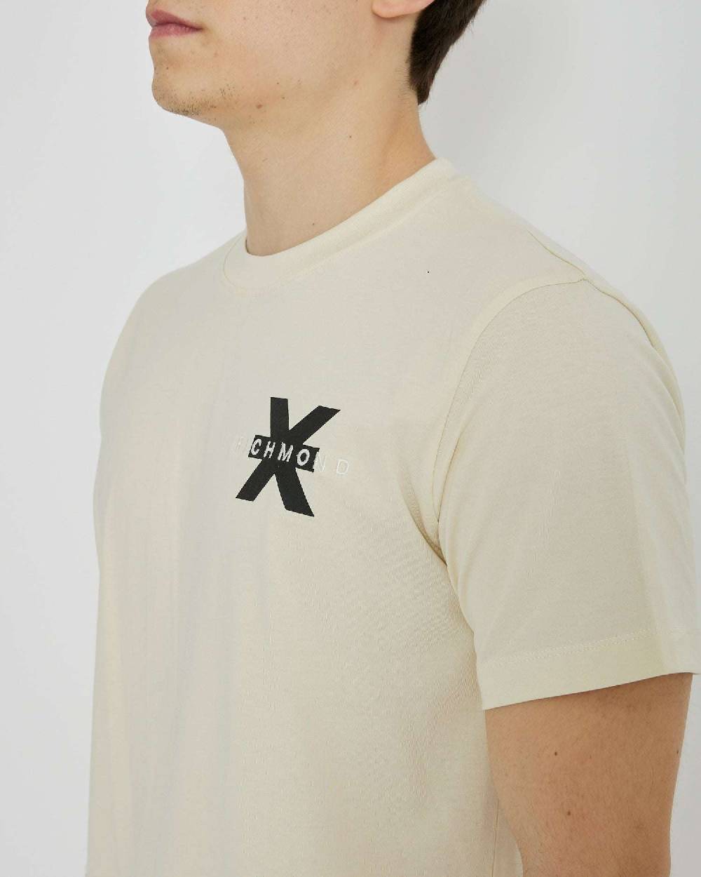 John Richmond T-shirt con logo ricamato sul davanti Shopping Online