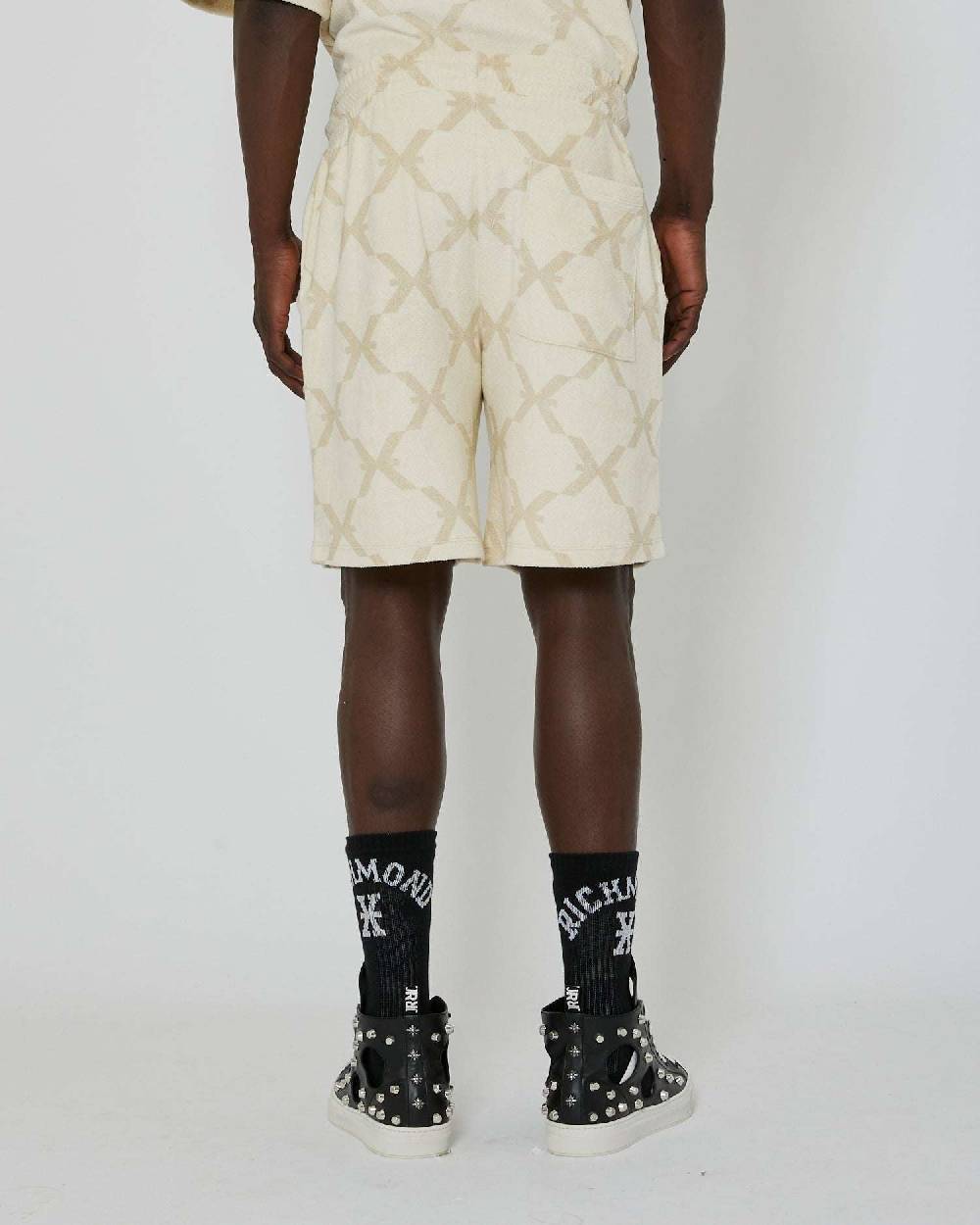 John Richmond Bermuda con pattern allover Novità