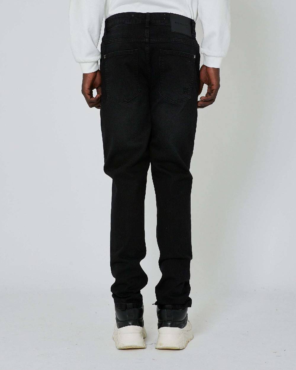 John Richmond Jeans slim fit con etichetta metallica sul davanti Sconto