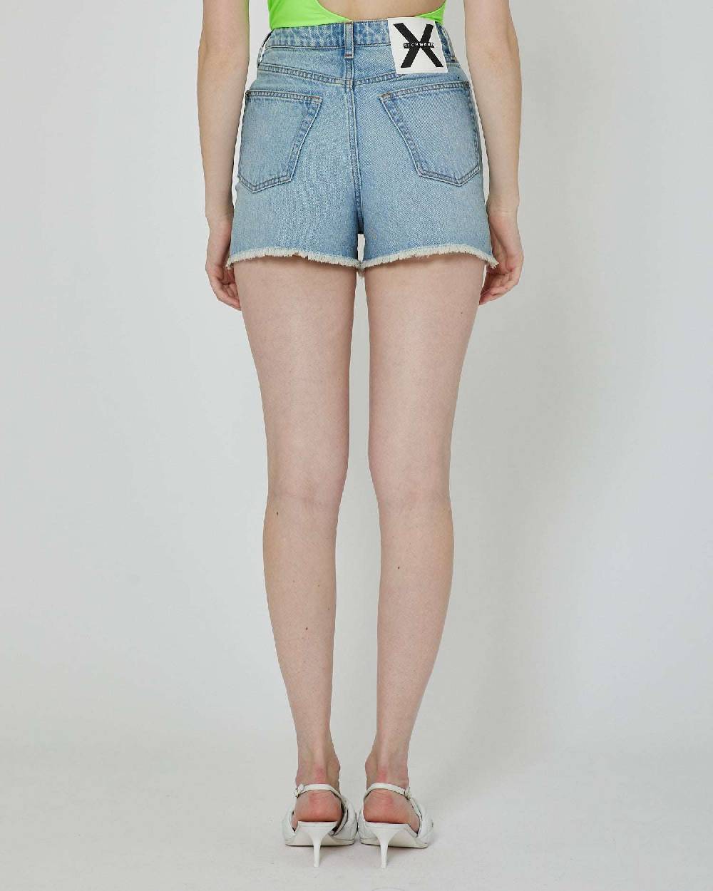 John Richmond Shorts in denim lavaggio chiaro Moda