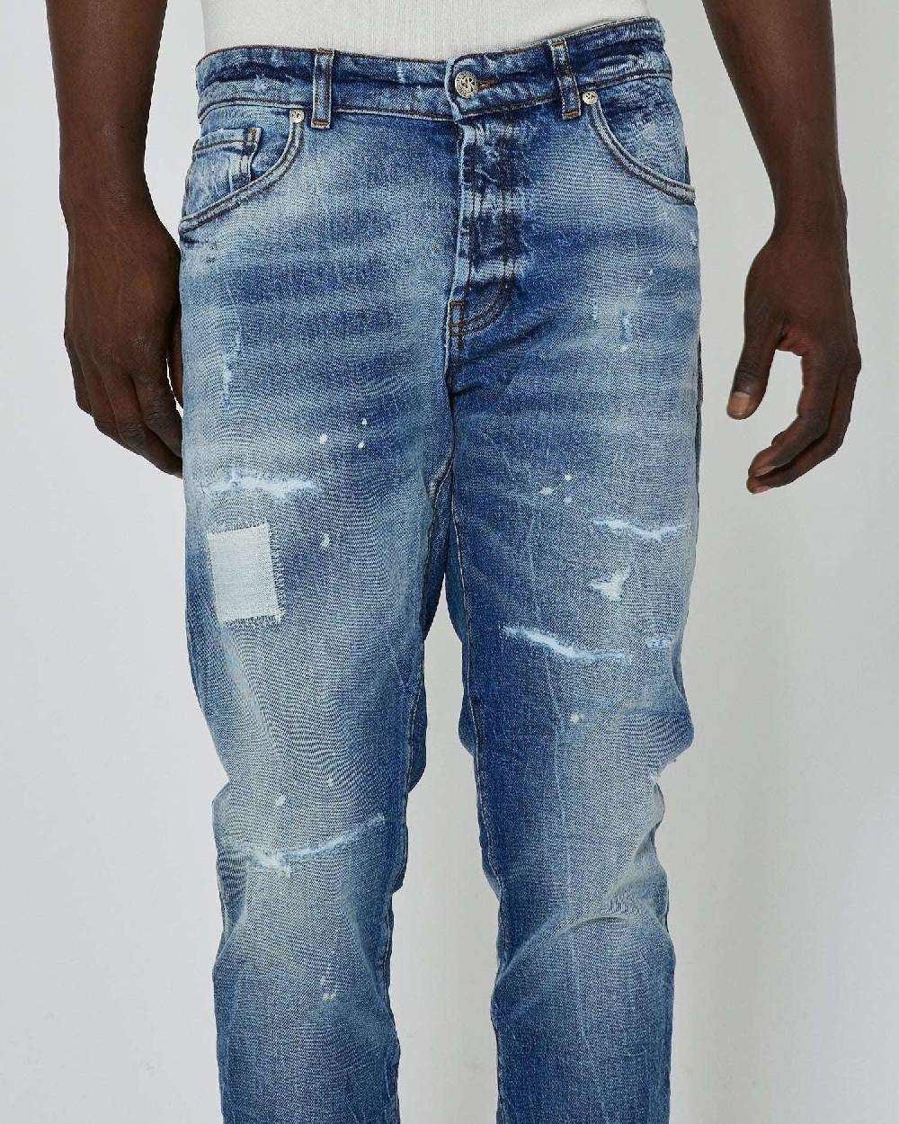 John Richmond Jeans slim lavaggio chiaro Promozione