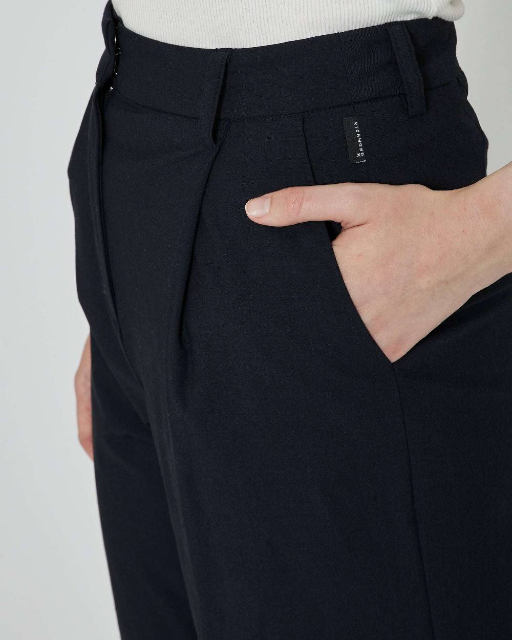 John Richmond Pantaloni dritti con etichetta logata Soddisfazione Garantita