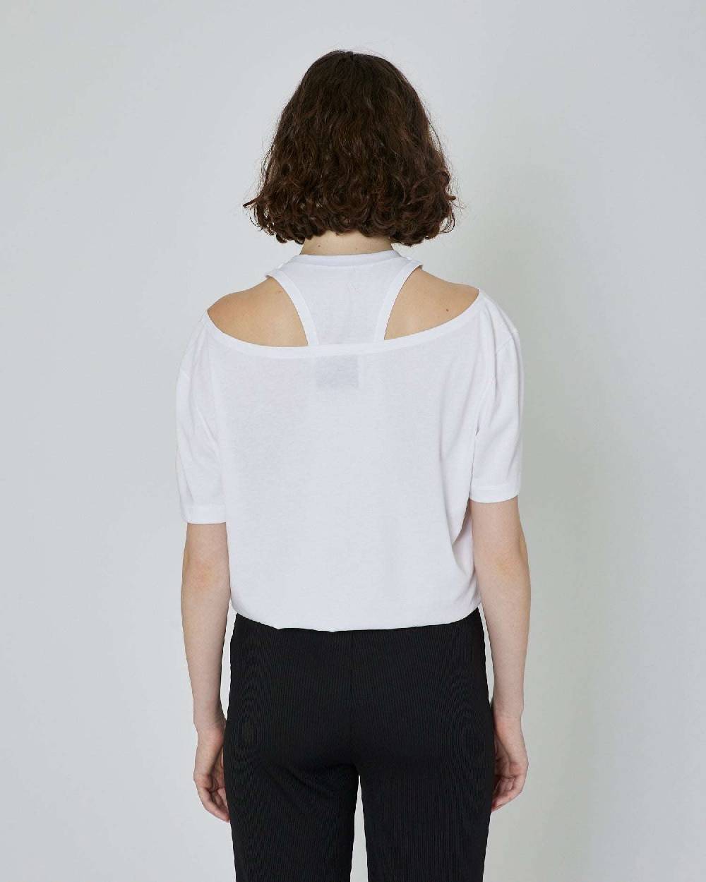 John Richmond T-shirt crop con logo stampato Fino Al -60%