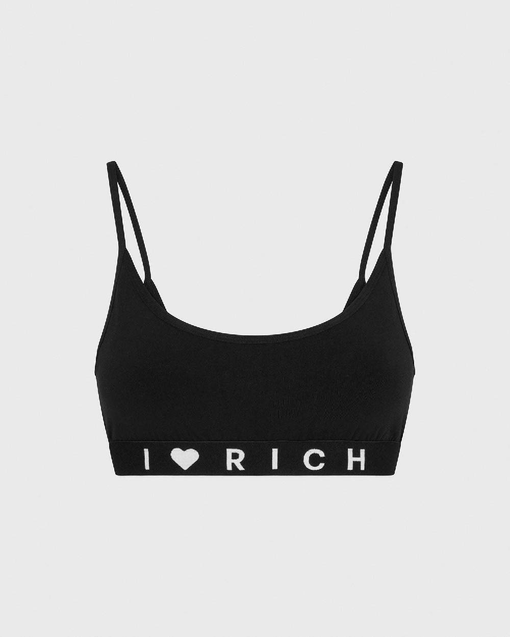 Richmondunderwear Bipack due reggiseni a fascia con logo a contrasto Novità