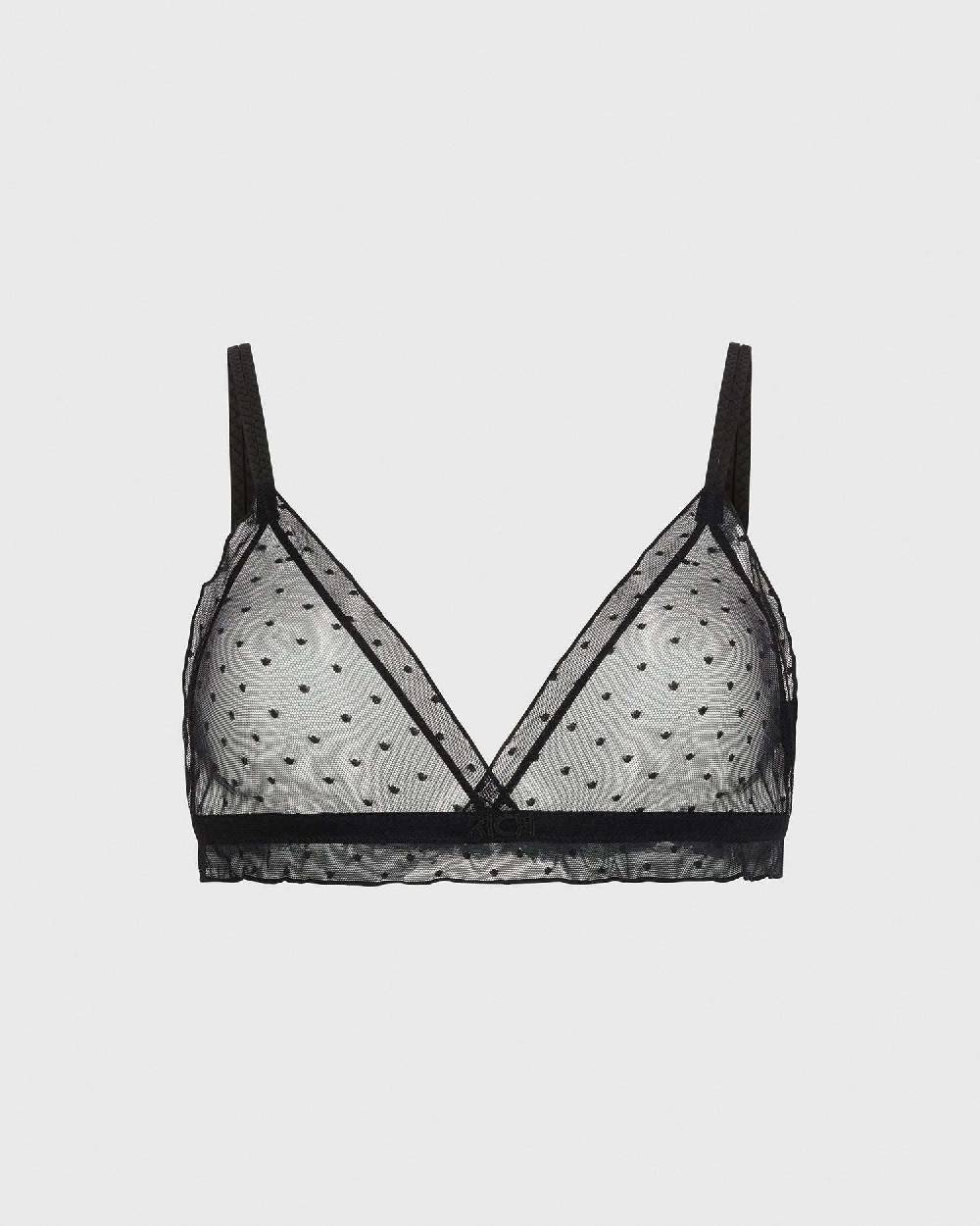 Richmondunderwear Reggiseno con pois tone sur ton - nero