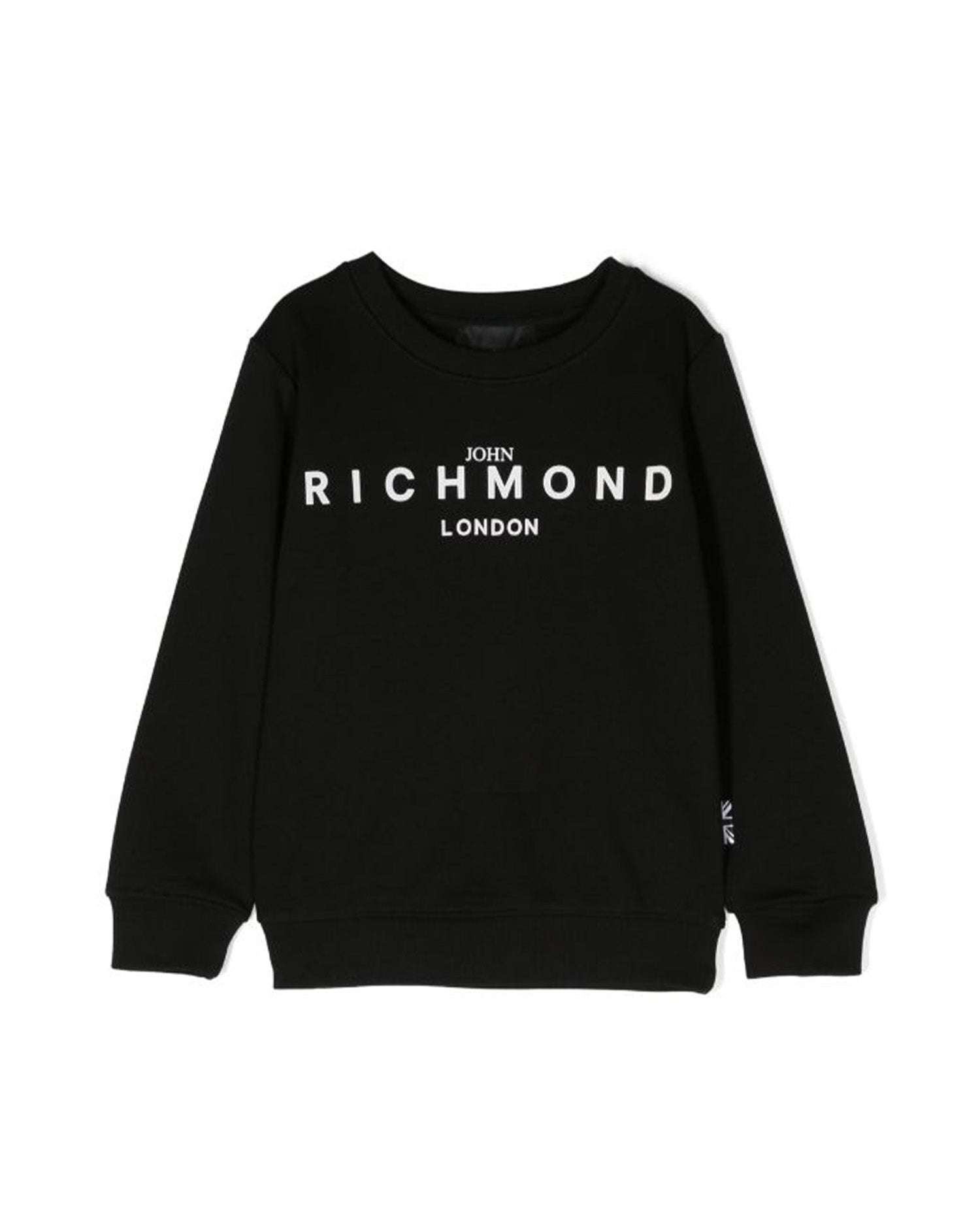 John Richmond kids Felpa con logo sul davanti 2025