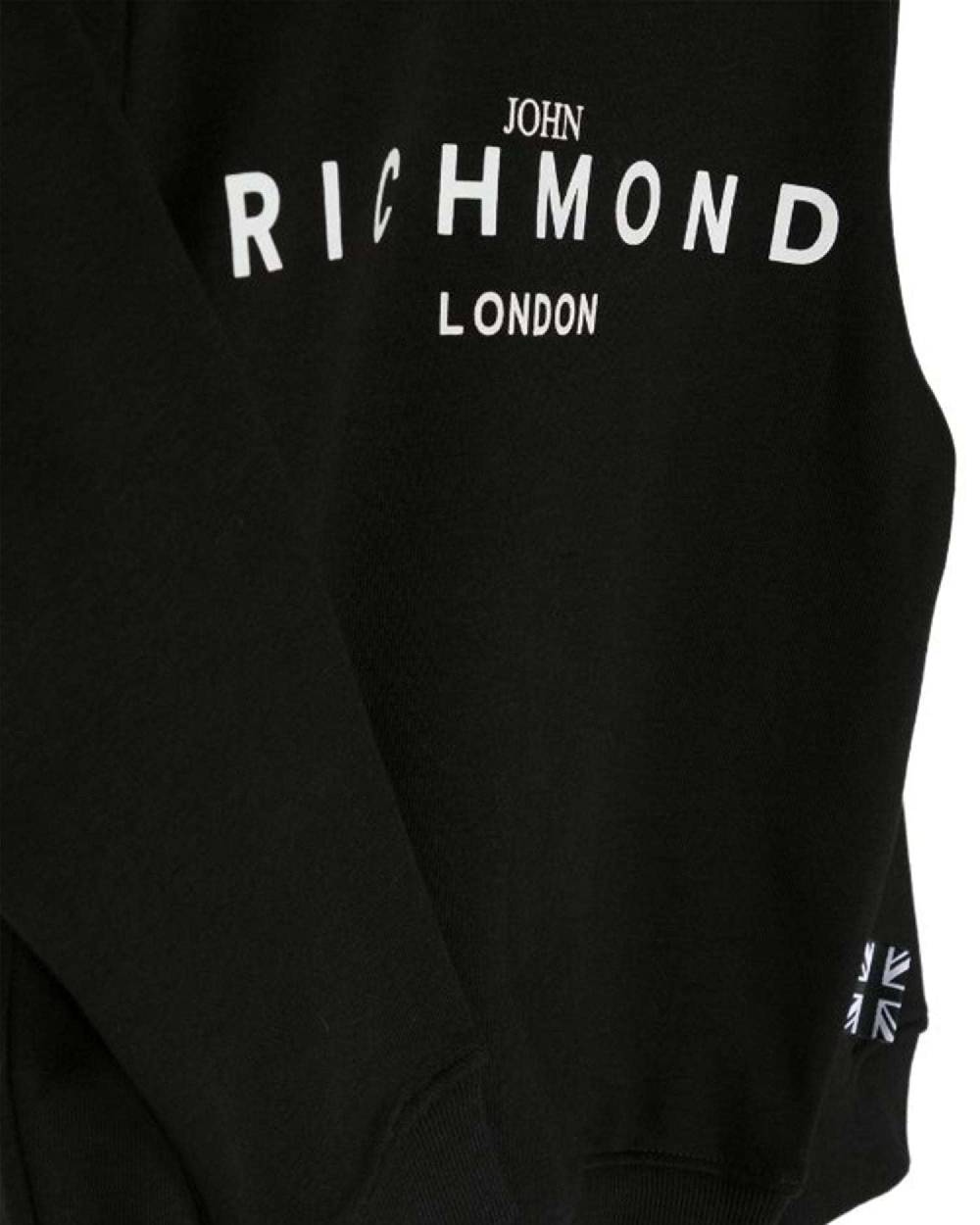 John Richmond kids Felpa con logo sul davanti 2025