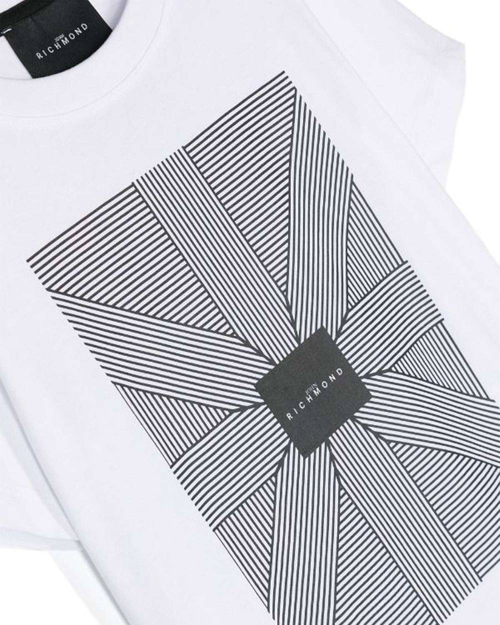 John Richmond kids T-shirt con grafica sul davanti Italy