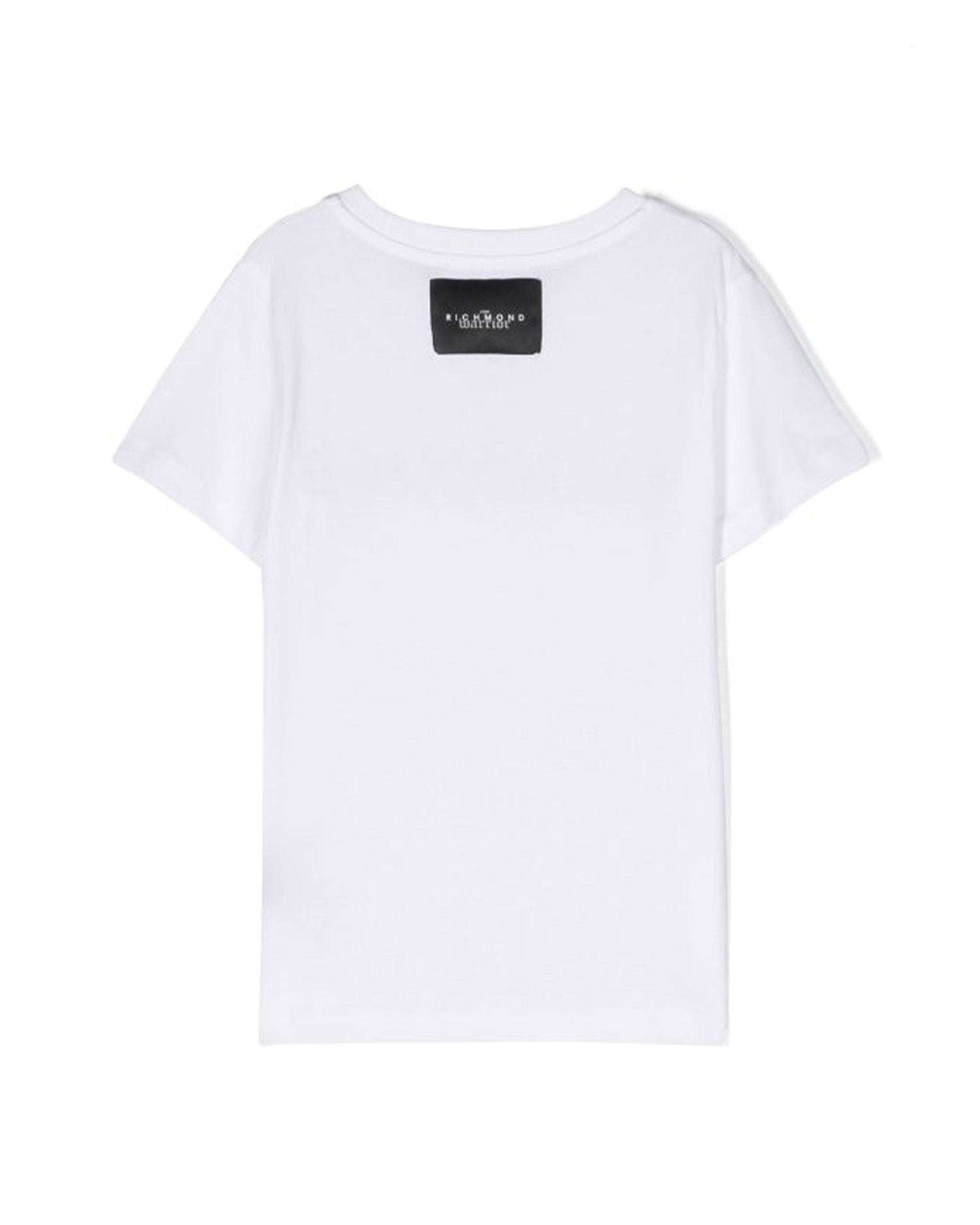 John Richmond kids T-shirt con logo sul davanti Italia