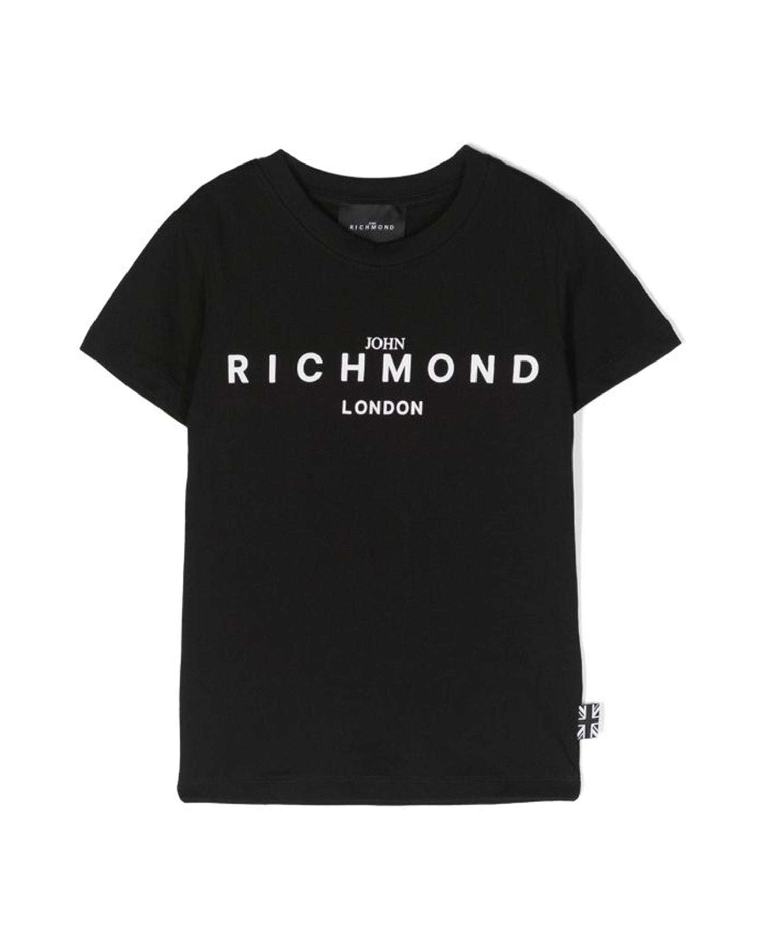 John Richmond kids T-shirt con logo sul davanti Vendita