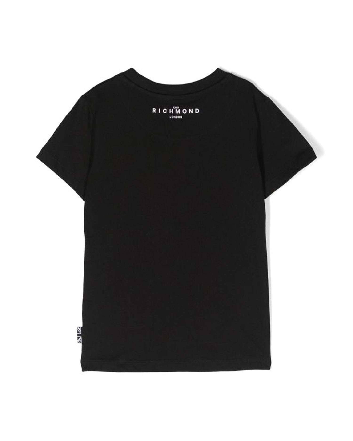 John Richmond kids T-shirt con logo sul davanti Vendita