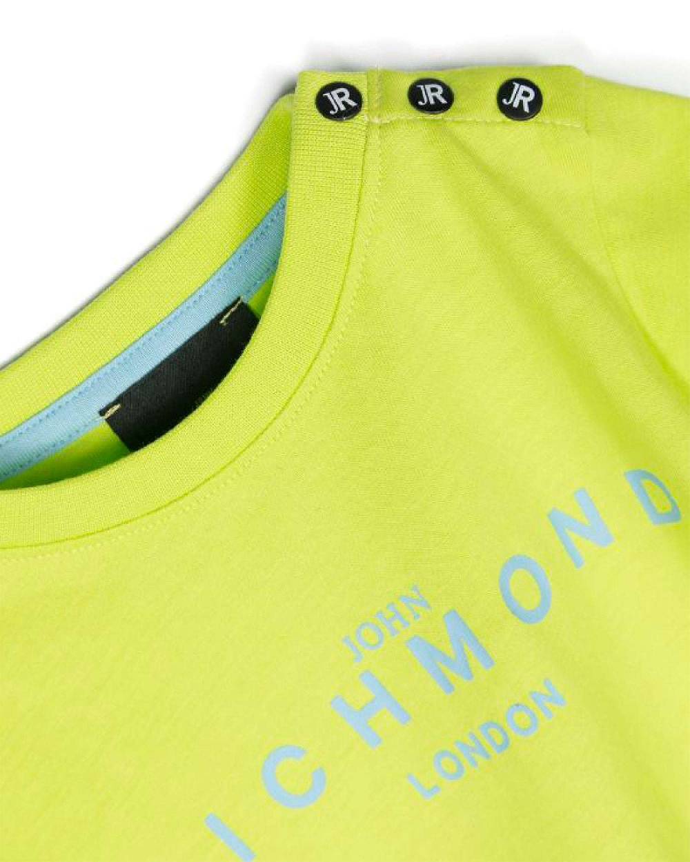 John Richmond kids T-shirt con logo sul davanti Soddisfazione Garantita