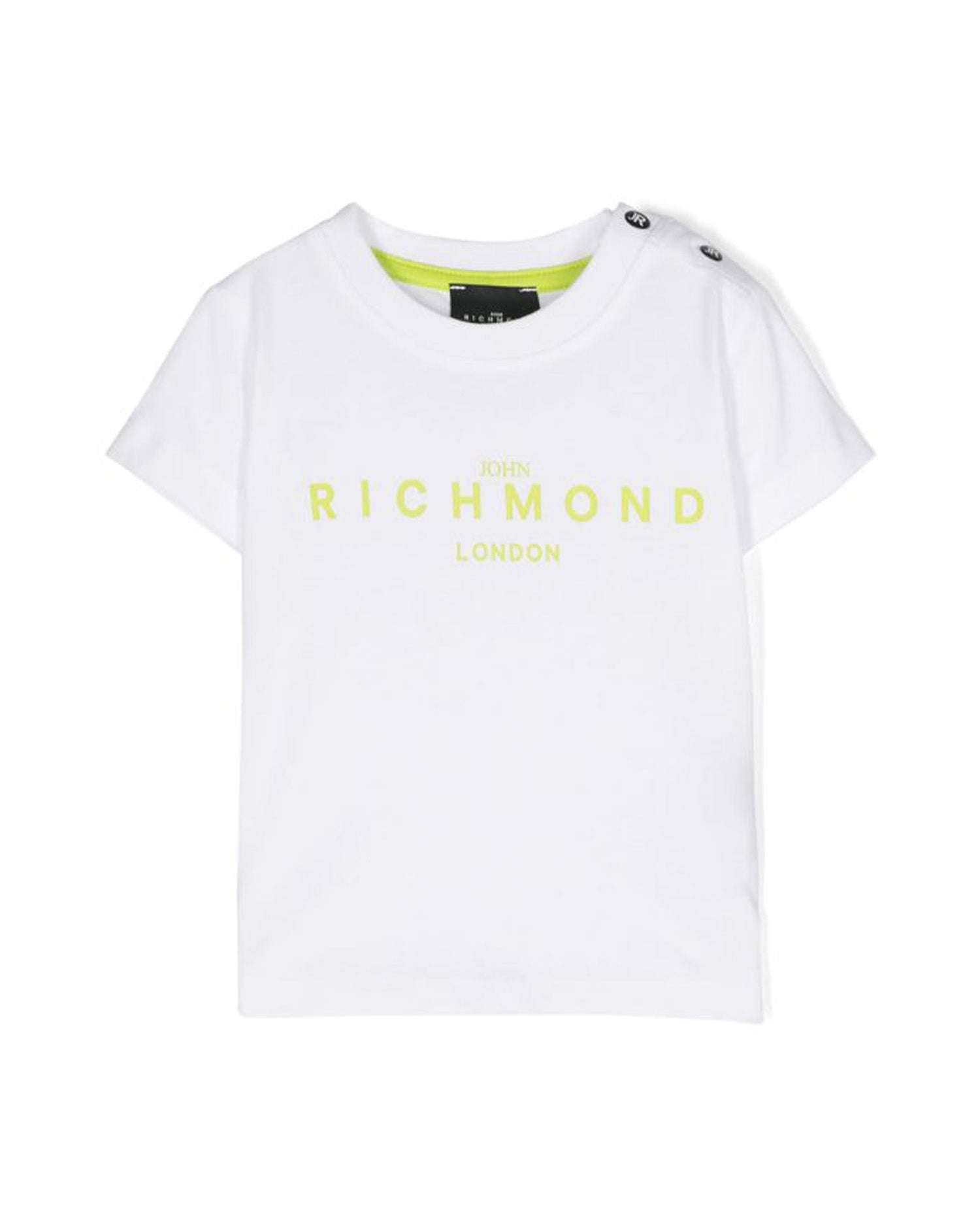 John Richmond kids T-shirt con logo sul davanti Soddisfazione Garantita
