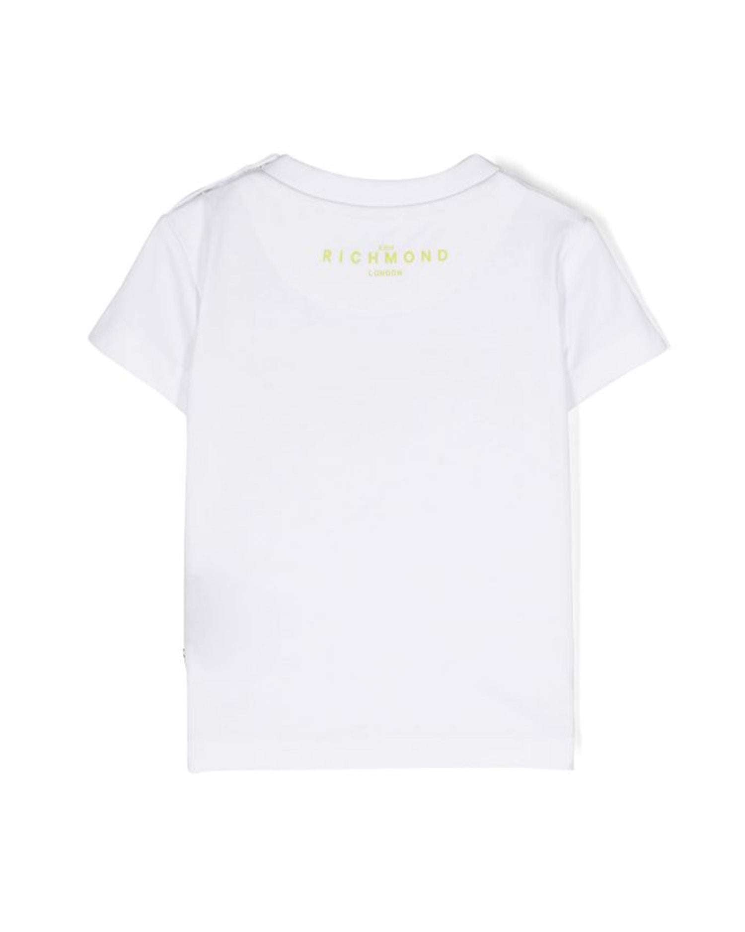 John Richmond kids T-shirt con logo sul davanti Soddisfazione Garantita
