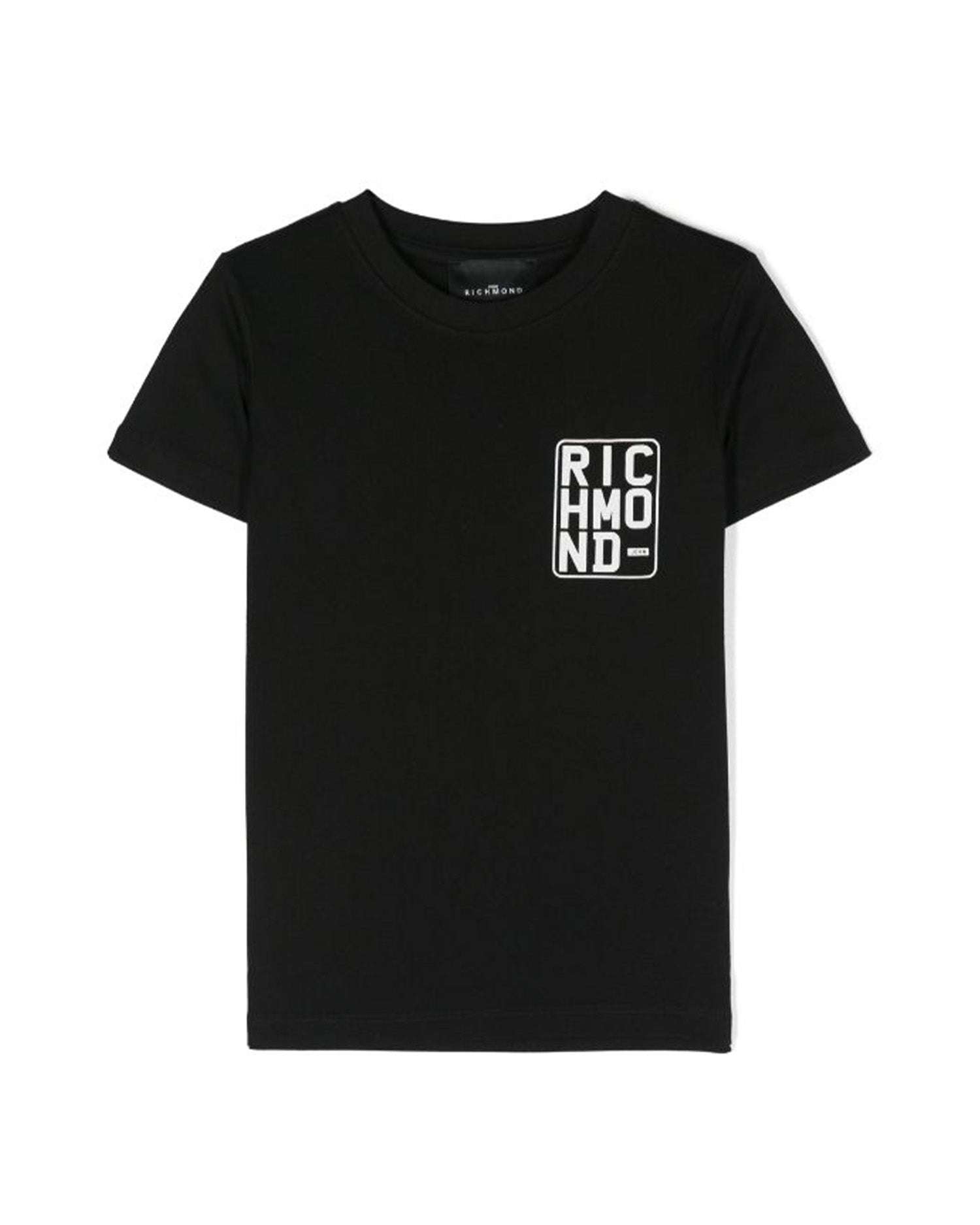 John Richmond kids T-shirt con logo sul davanti Qualità Garantita