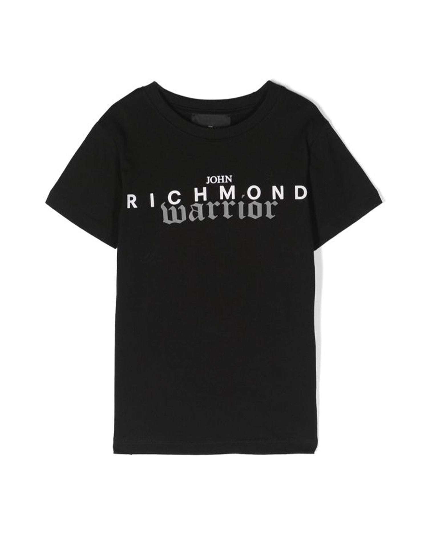 John Richmond kids T-shirt con logo sul davanti Negozi Online