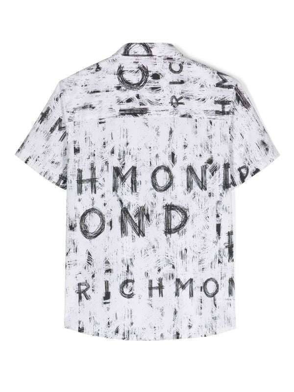 John Richmond kids Camicia con pattern ton sur ton Affare Del Giorno
