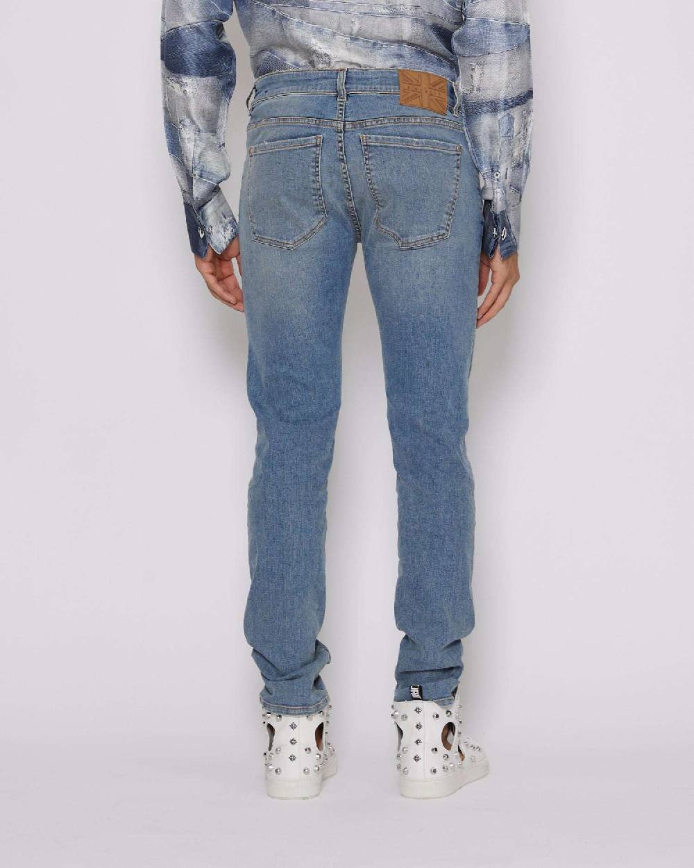 John Richmond Jeans slim con lavaggio effetto used Promozione Limitata