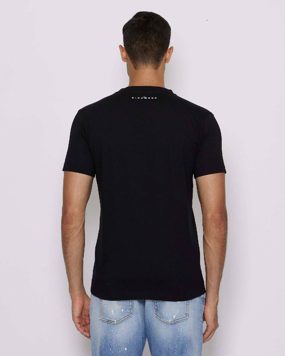 John Richmond T-shirt con logo sul davanti Prezzo Ridotto