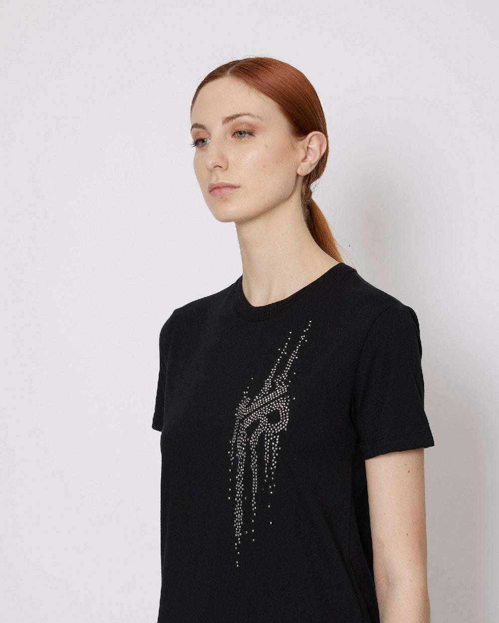 John Richmond T-shirt regolare con logo applicato sul davanti Offerta