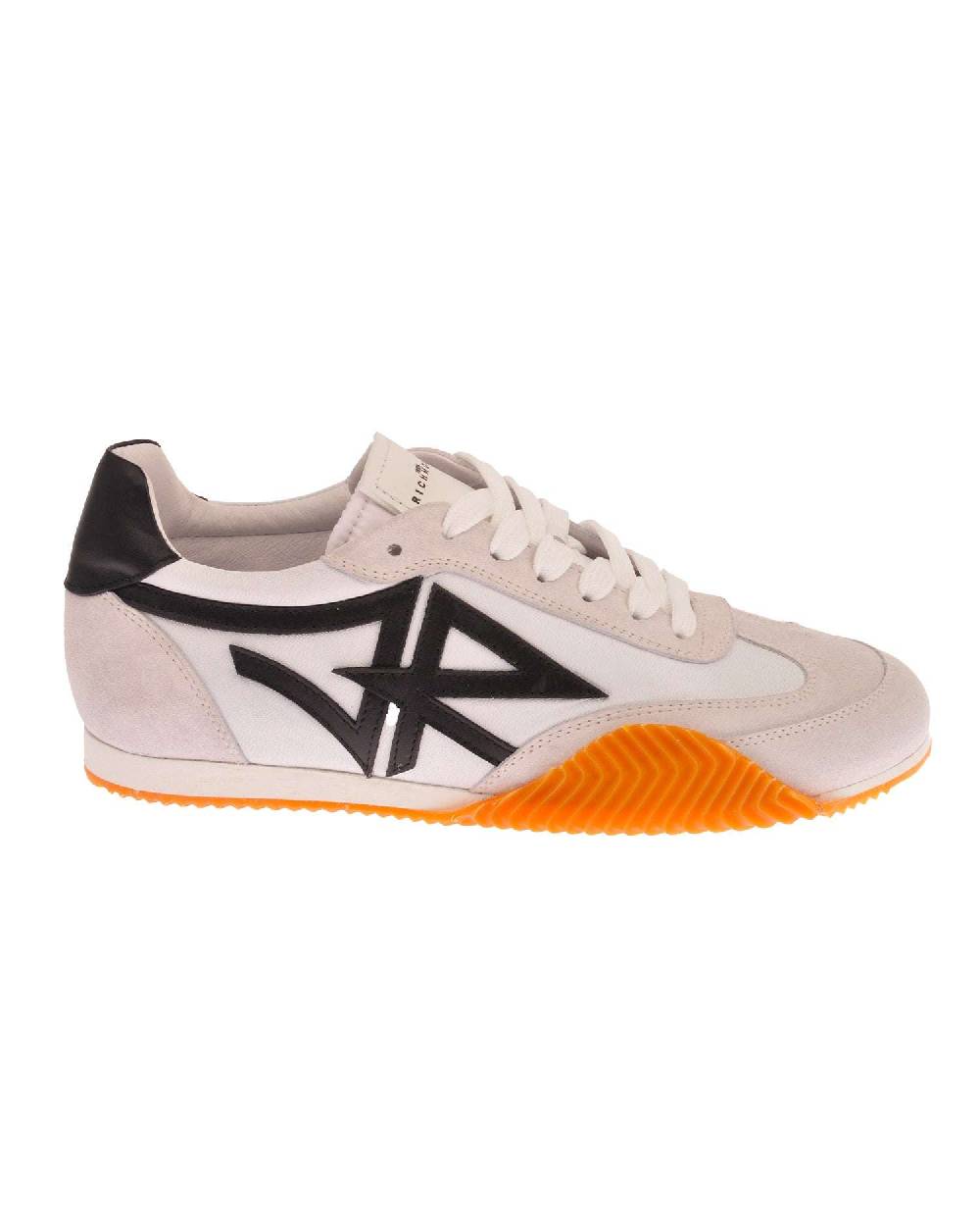 John Richmond Sneakers tricolor con logo "JR" laterale In Vendita