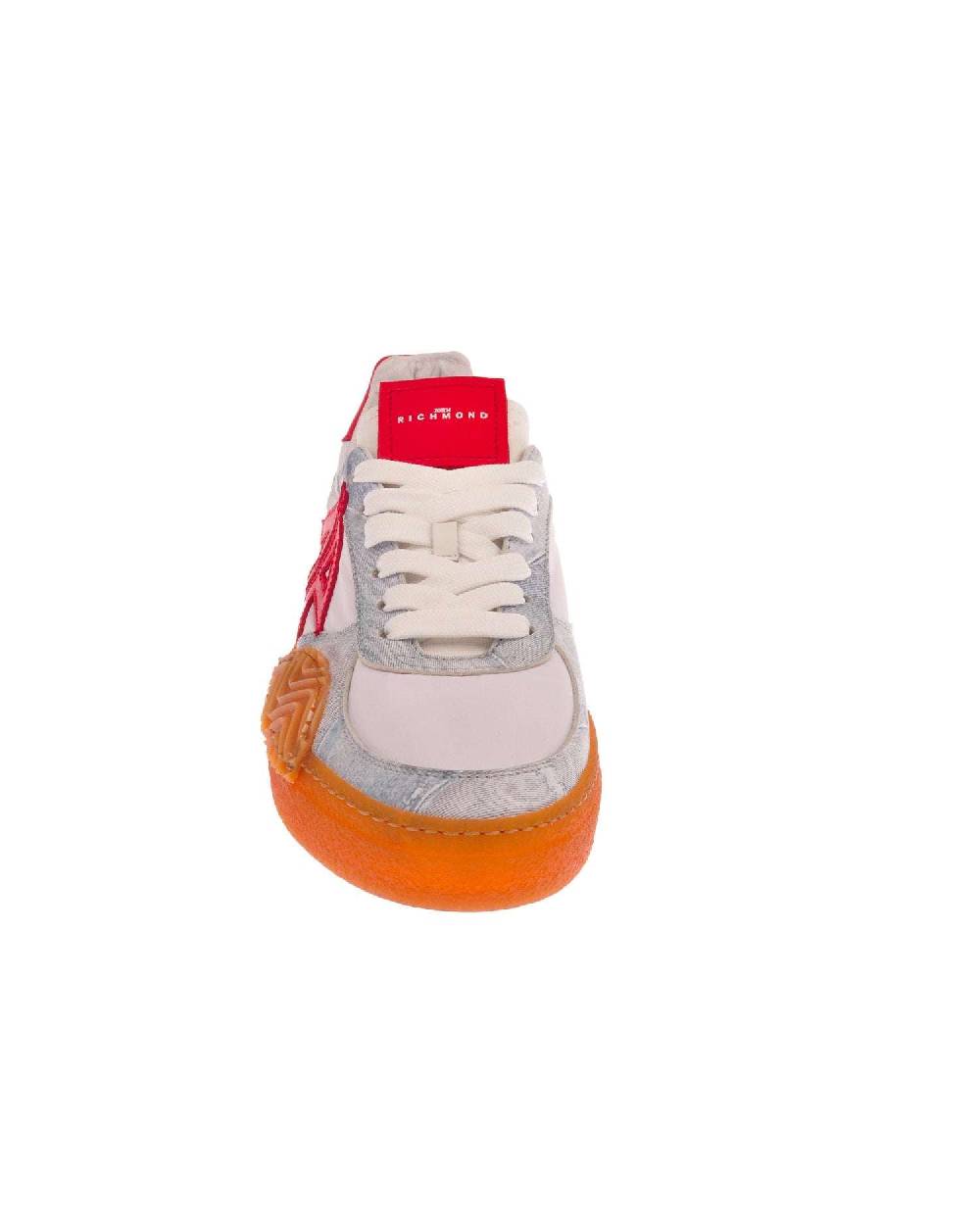 John Richmond Sneakers tricolor con logo laterale Vendita Economica