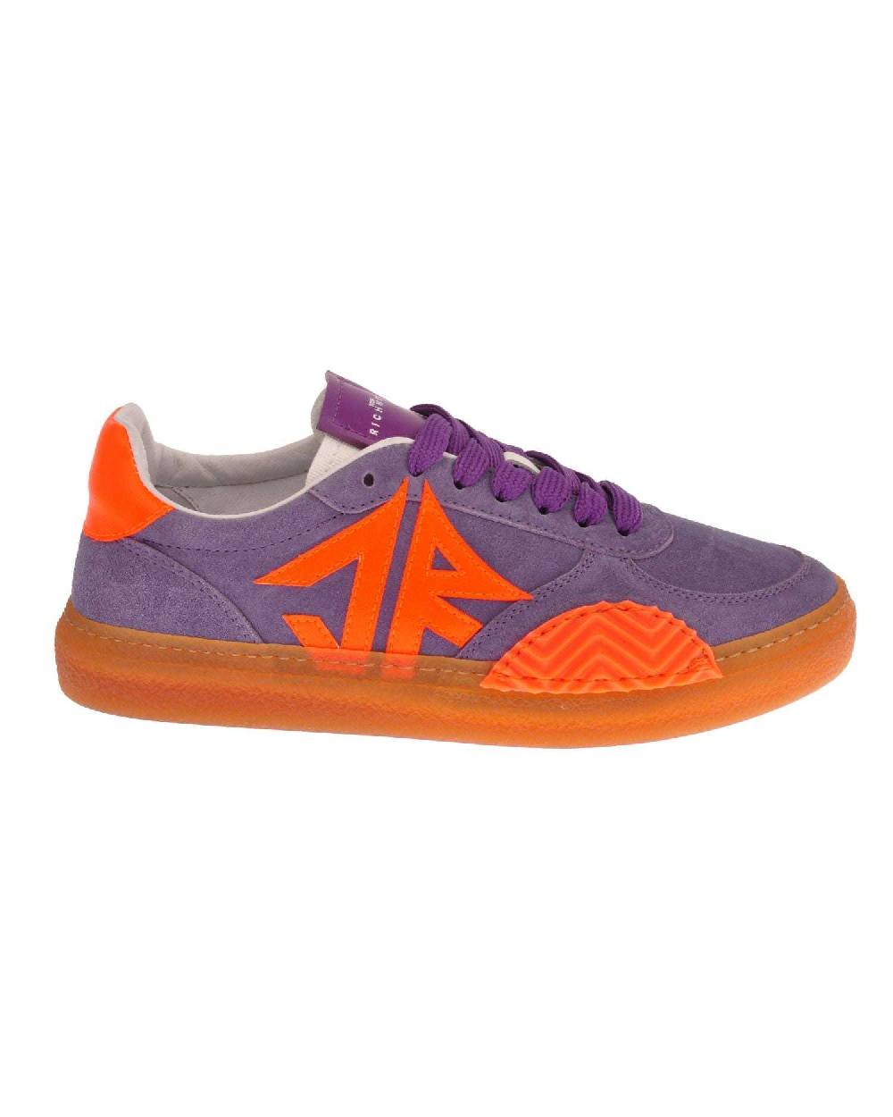 John Richmond Sneakers in pelle scamosciata con logo Saldi Di Fabbrica