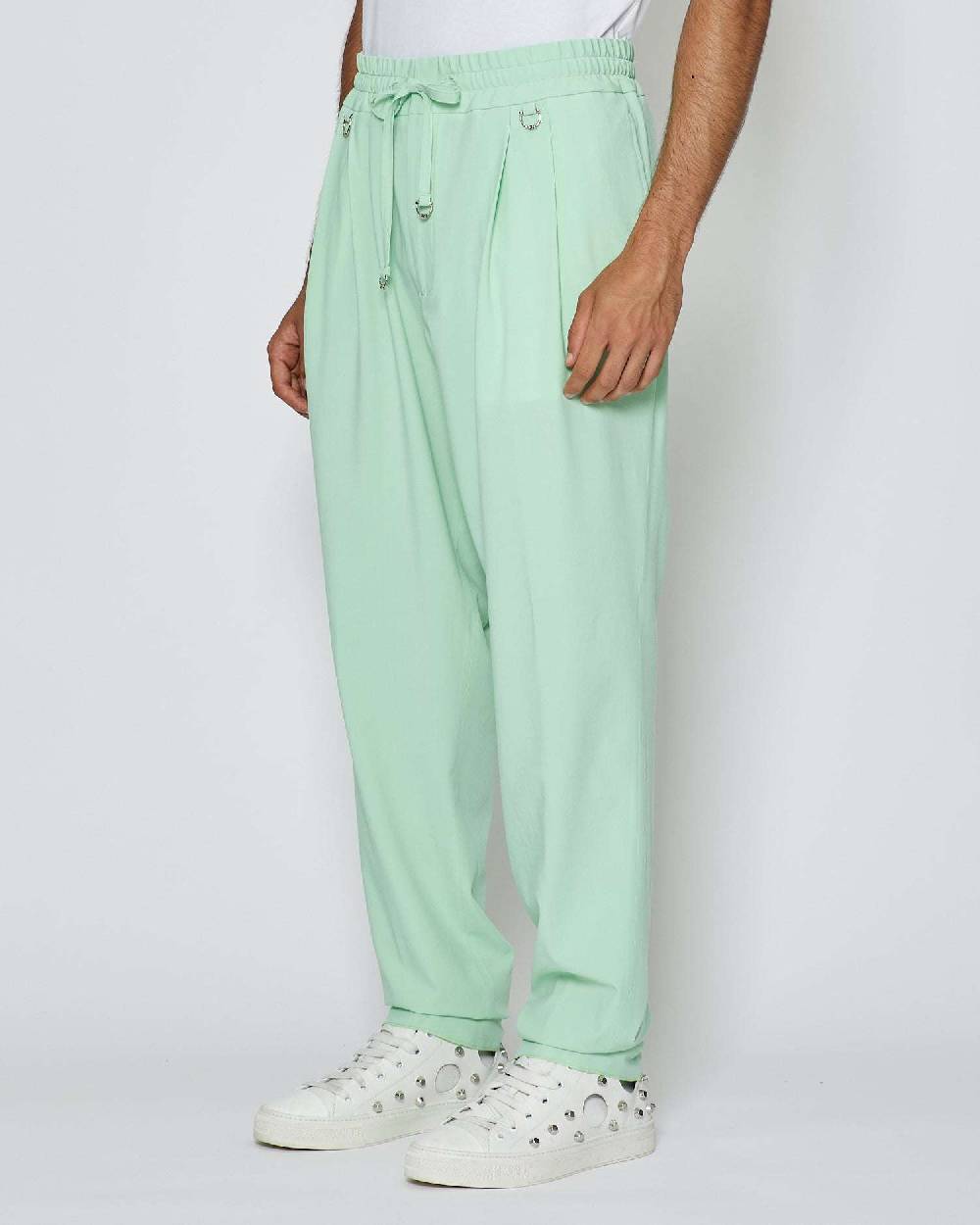 John Richmond Pantaloni con vita elasticizzata In Linea
