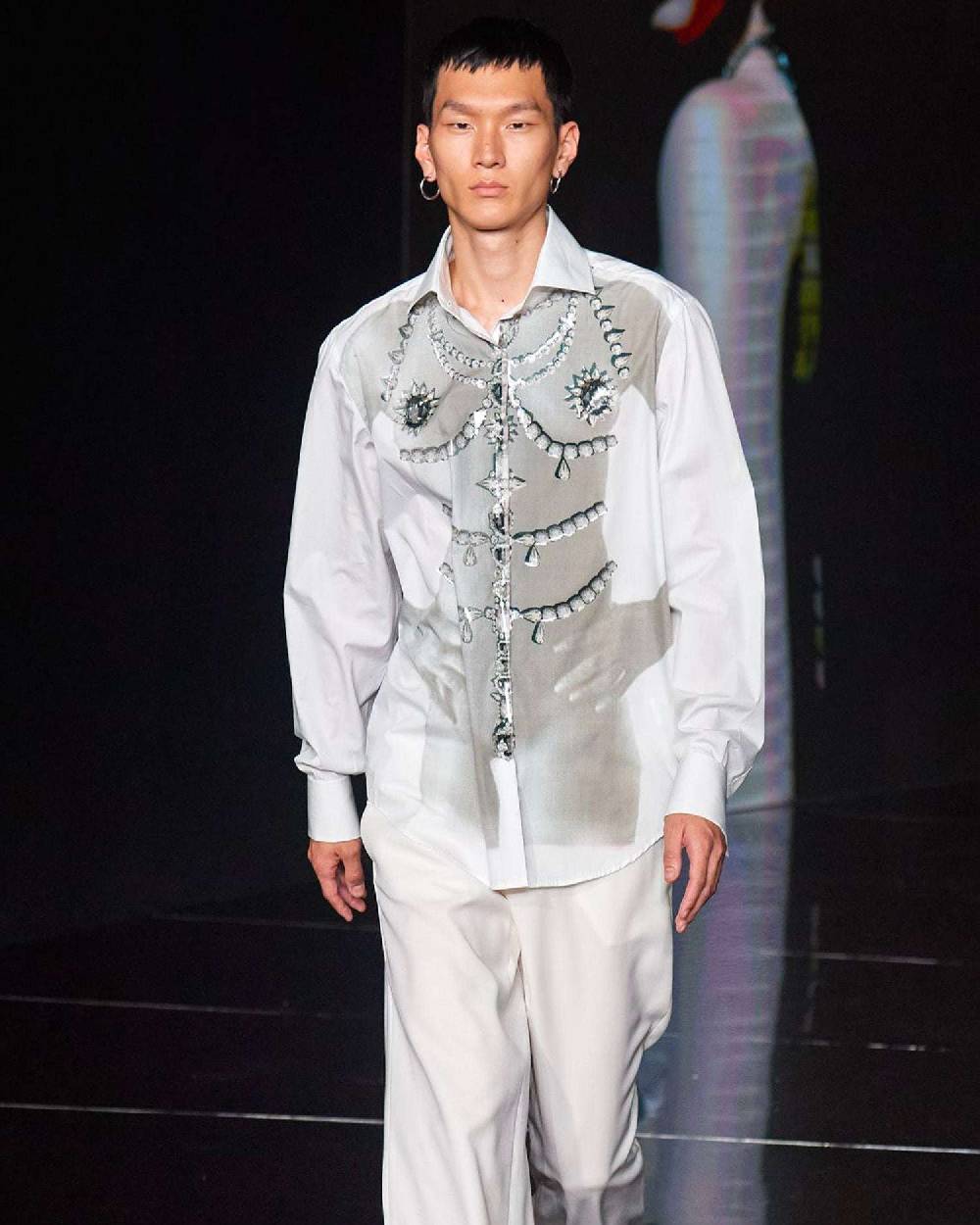 John Richmond Camicia con applicazioni Promozione