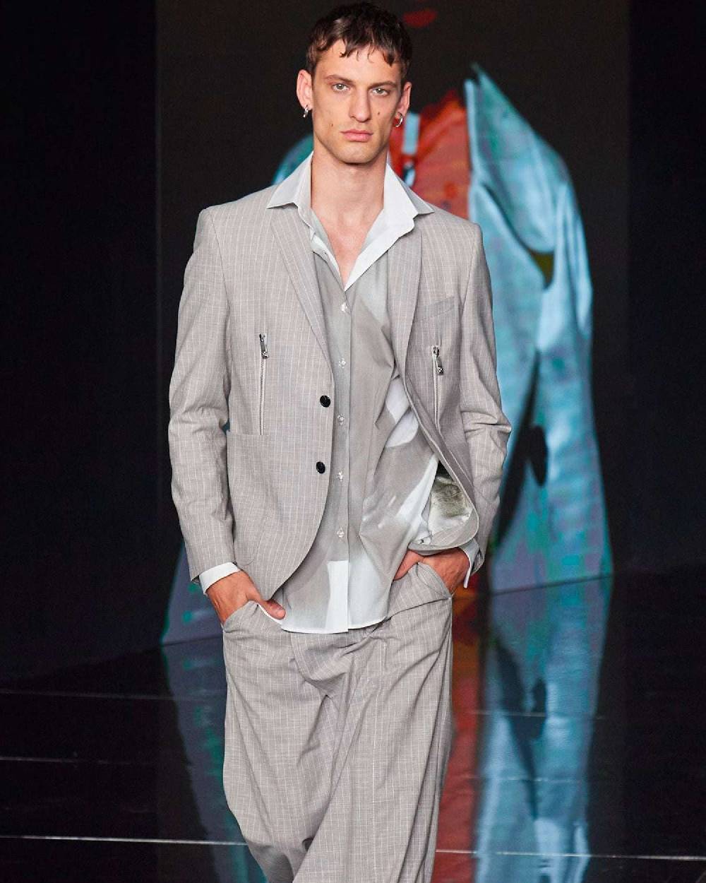 John Richmond Camicia con stampa decorativa Spedizione Gratuita