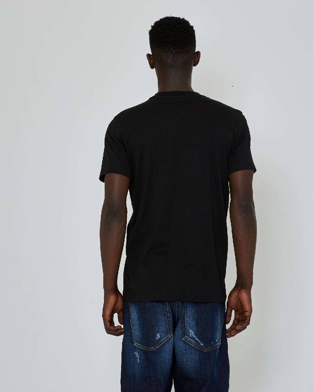 John Richmond T-shirt con grafica stampata sul davanti Prezzo Ridotto