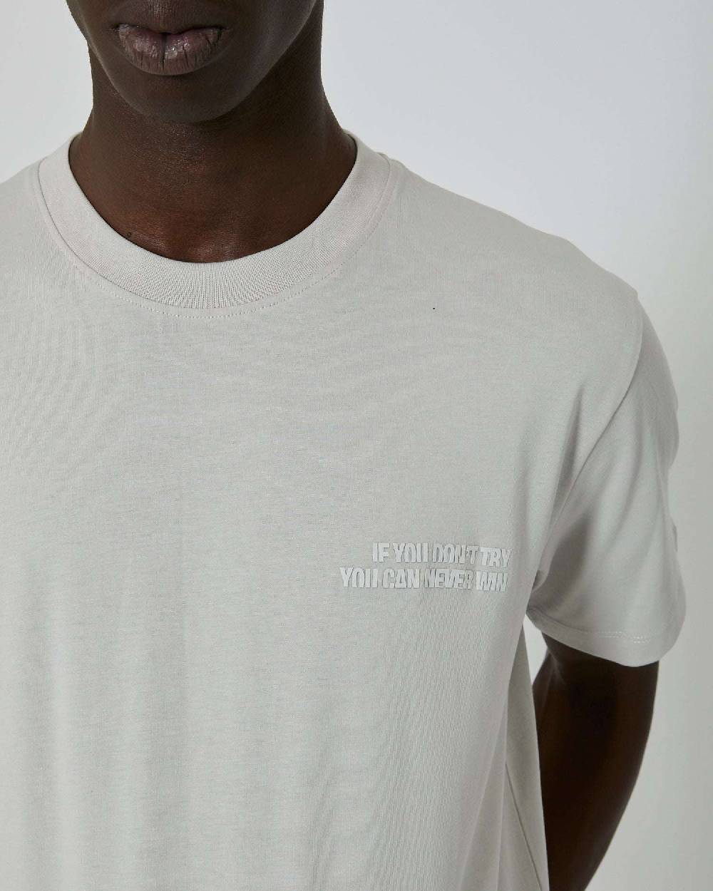 John Richmond Maglia con stampa sul davanti tone sur tone Presa