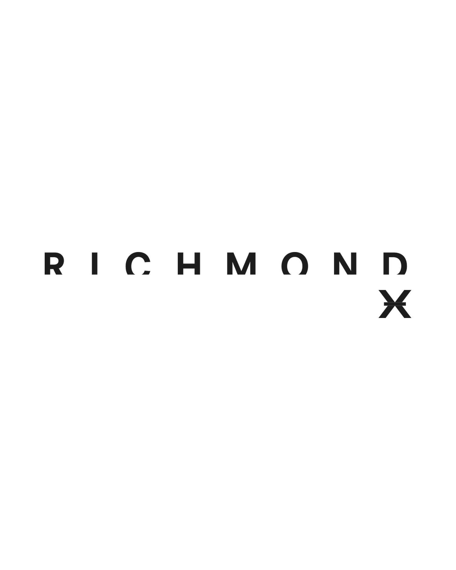 John Richmond T-shirt con logo a contrasto sul davanti I Più Venduti