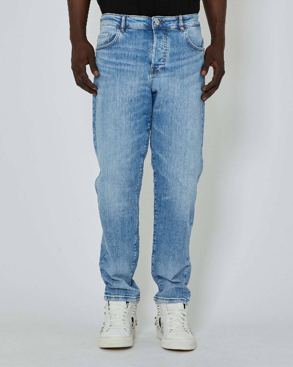 John Richmond Jeans slim lavaggio chiaro In Saldo