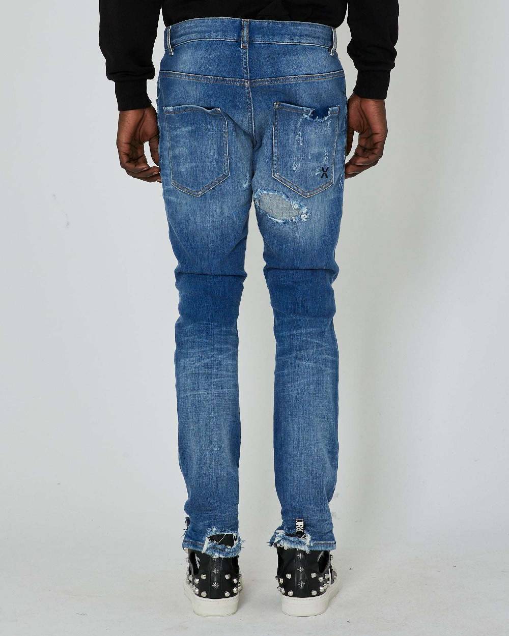John Richmond Jeans slim con strappi sul davanti Moda