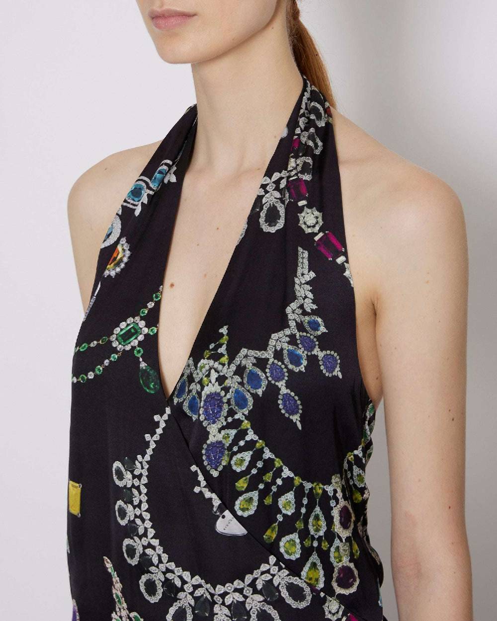 John Richmond Top gilet con collo halter Outlet