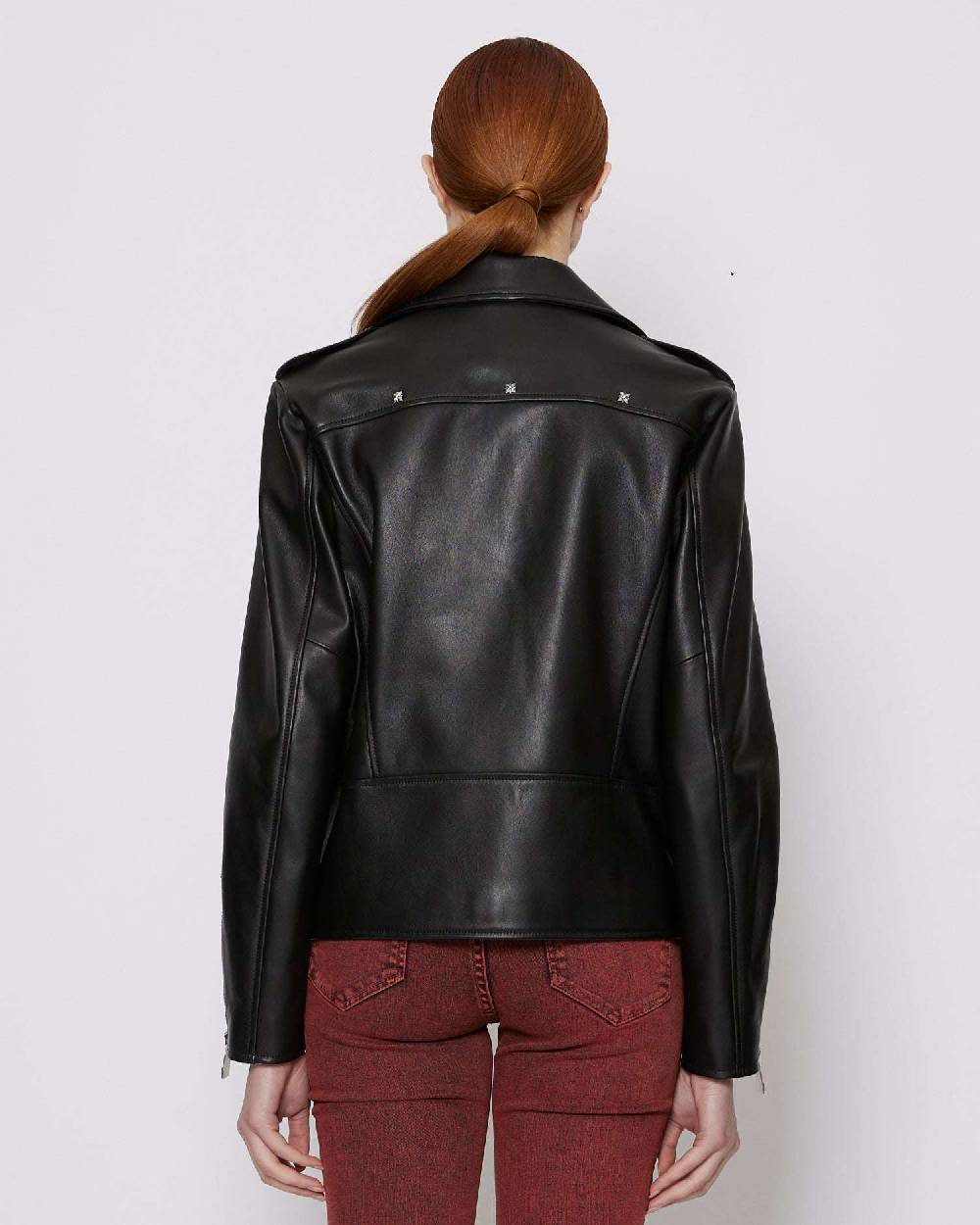 John Richmond Bomber genderless in 100% pelle Sconto di tempo limitato