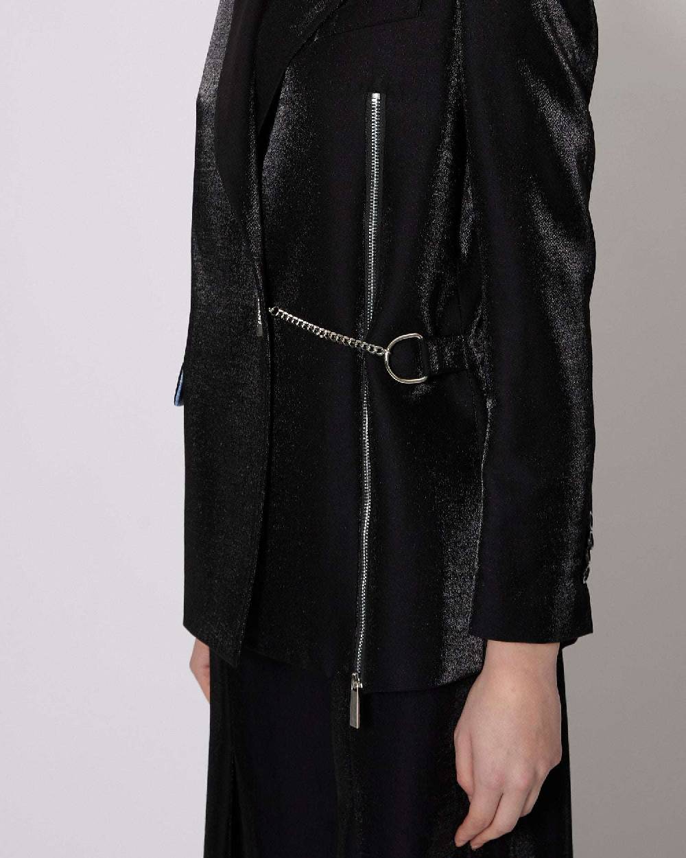 John Richmond Blazer monopetto con catena in chiusura Offerta natalizia