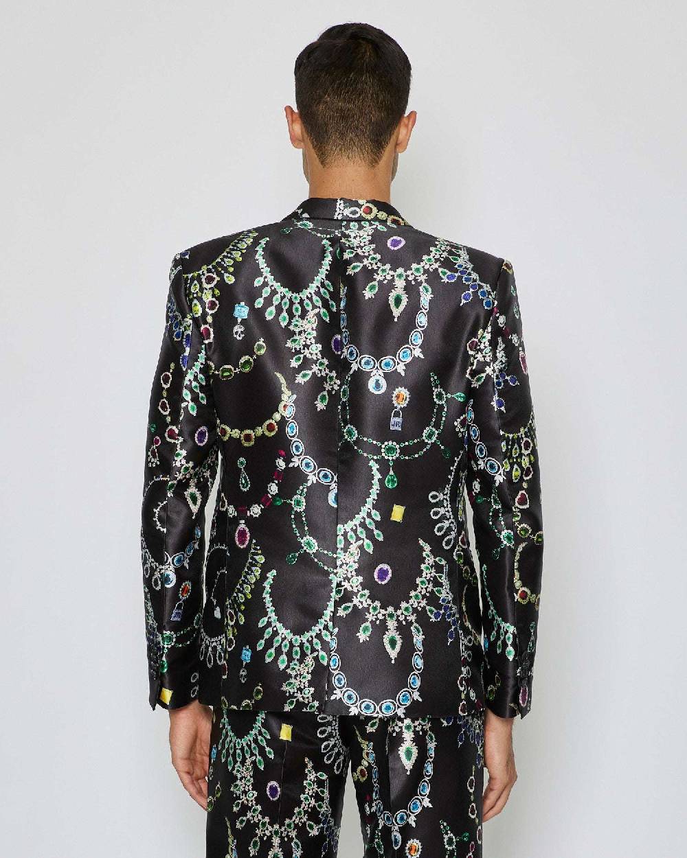 John Richmond Blazer monopetto con pattern allover Offerta per la Festa della Mamma