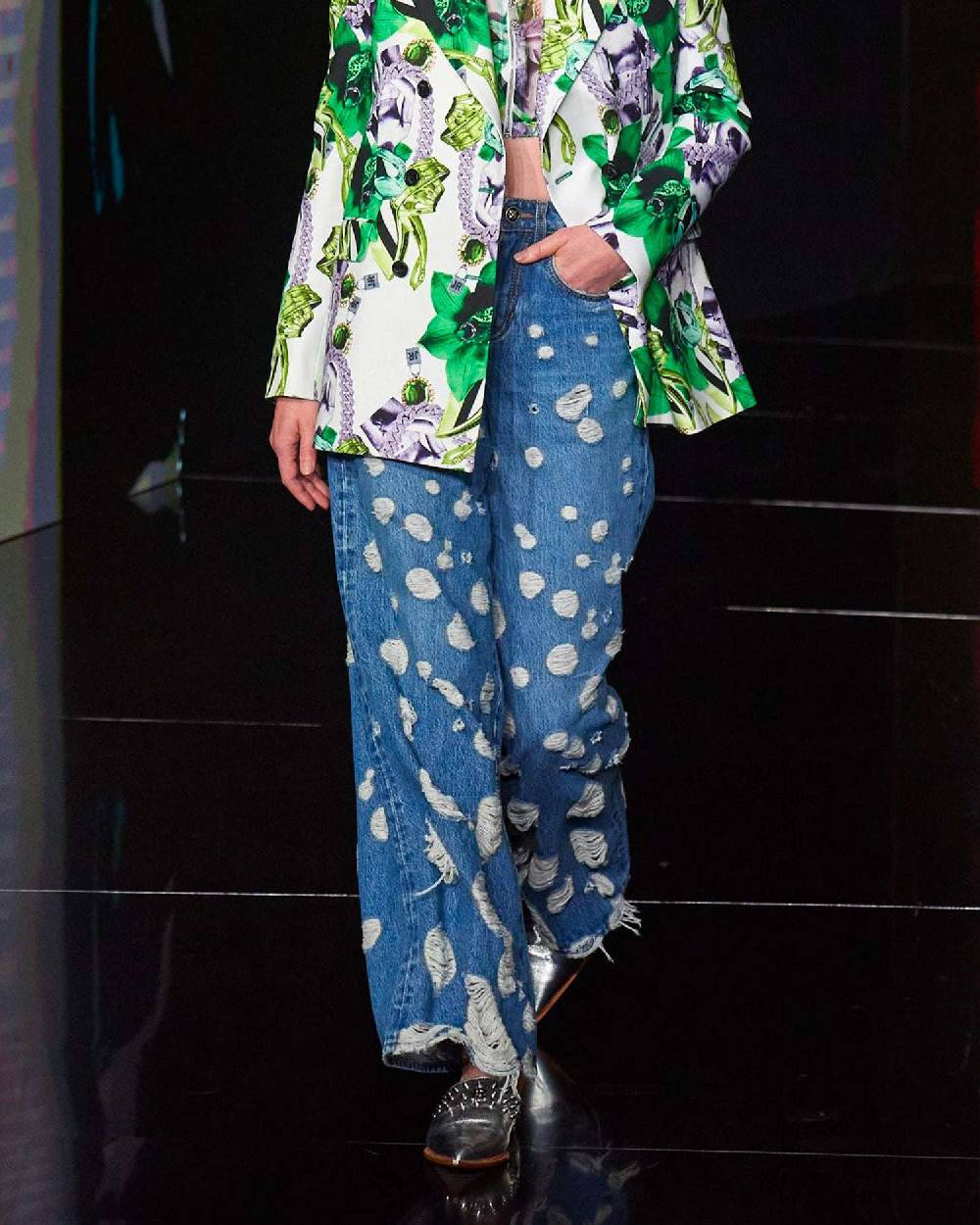 John Richmond Jeans wide leg Online Outlet