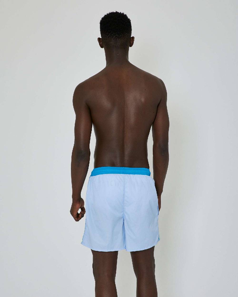 John Richmond Costume bicolor con bande laterali logate Ritorno libero