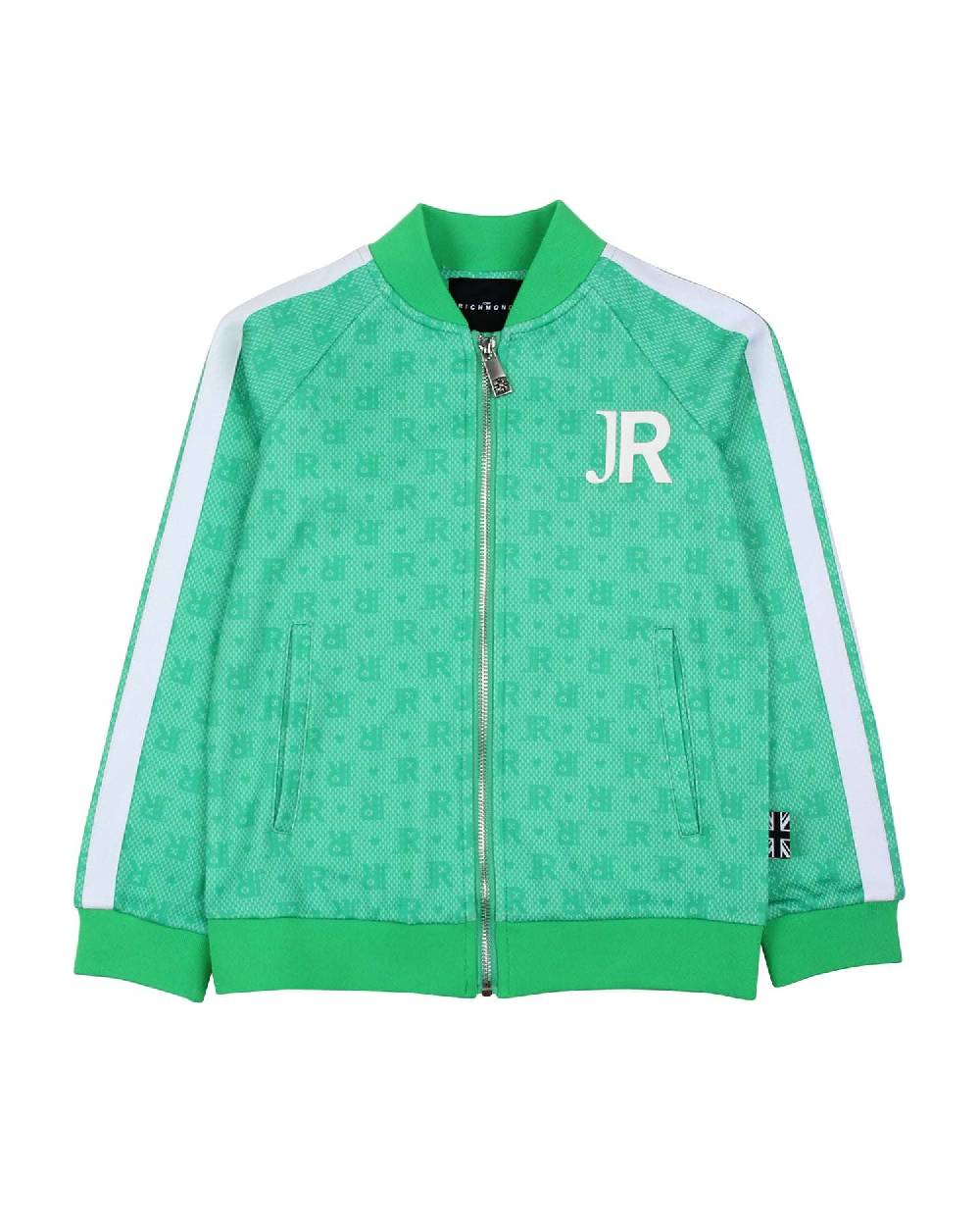 John Richmond kids Felpa con logo allover Officina