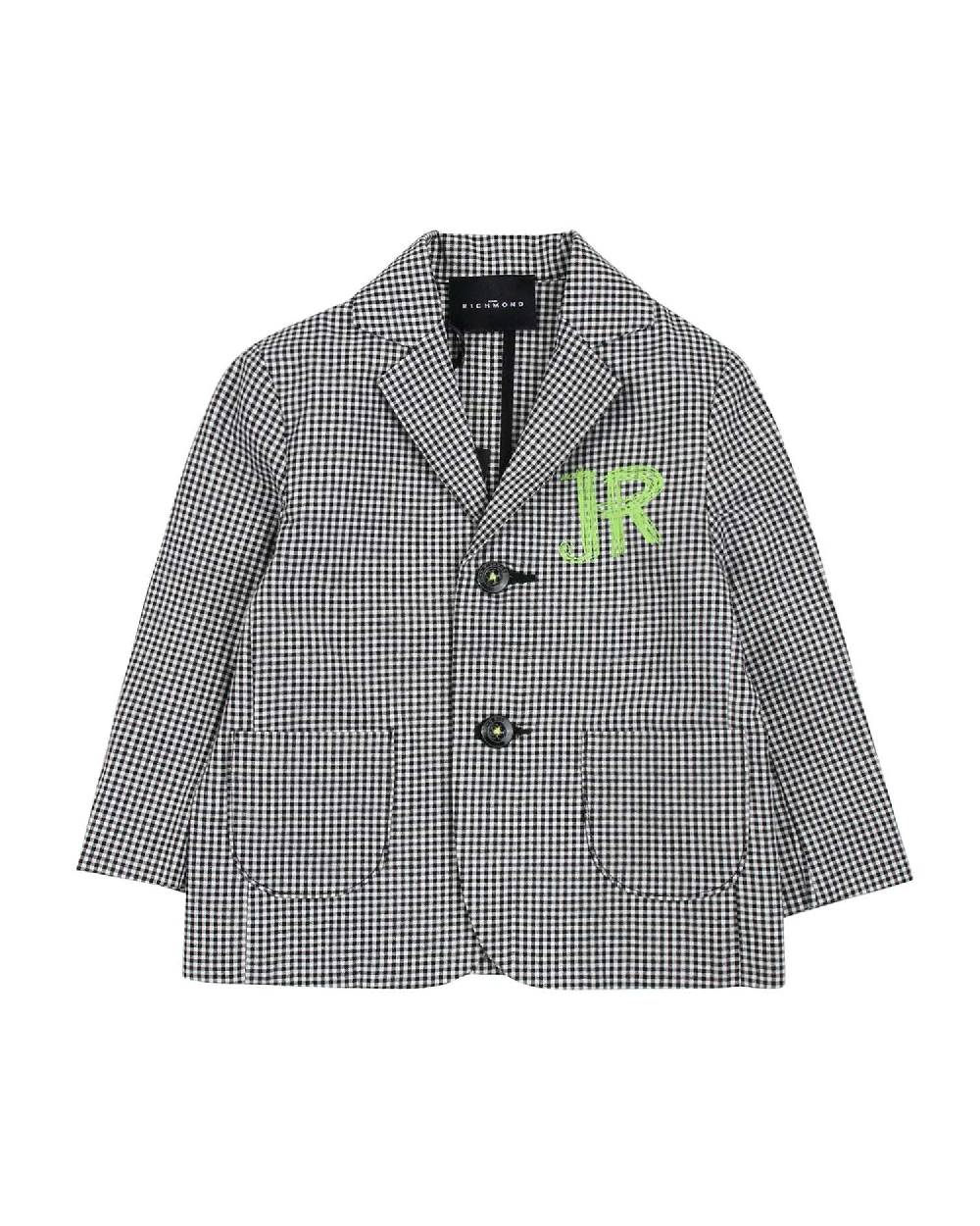 John Richmond kids Giacca monopetto a quadri 50% di sconto per tempo limitato